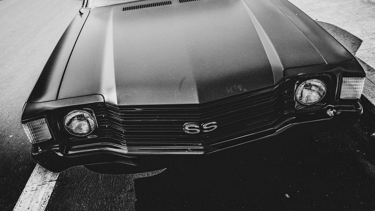 Adobe Portfolio take the road RoadTrip usa vintage cars black and white