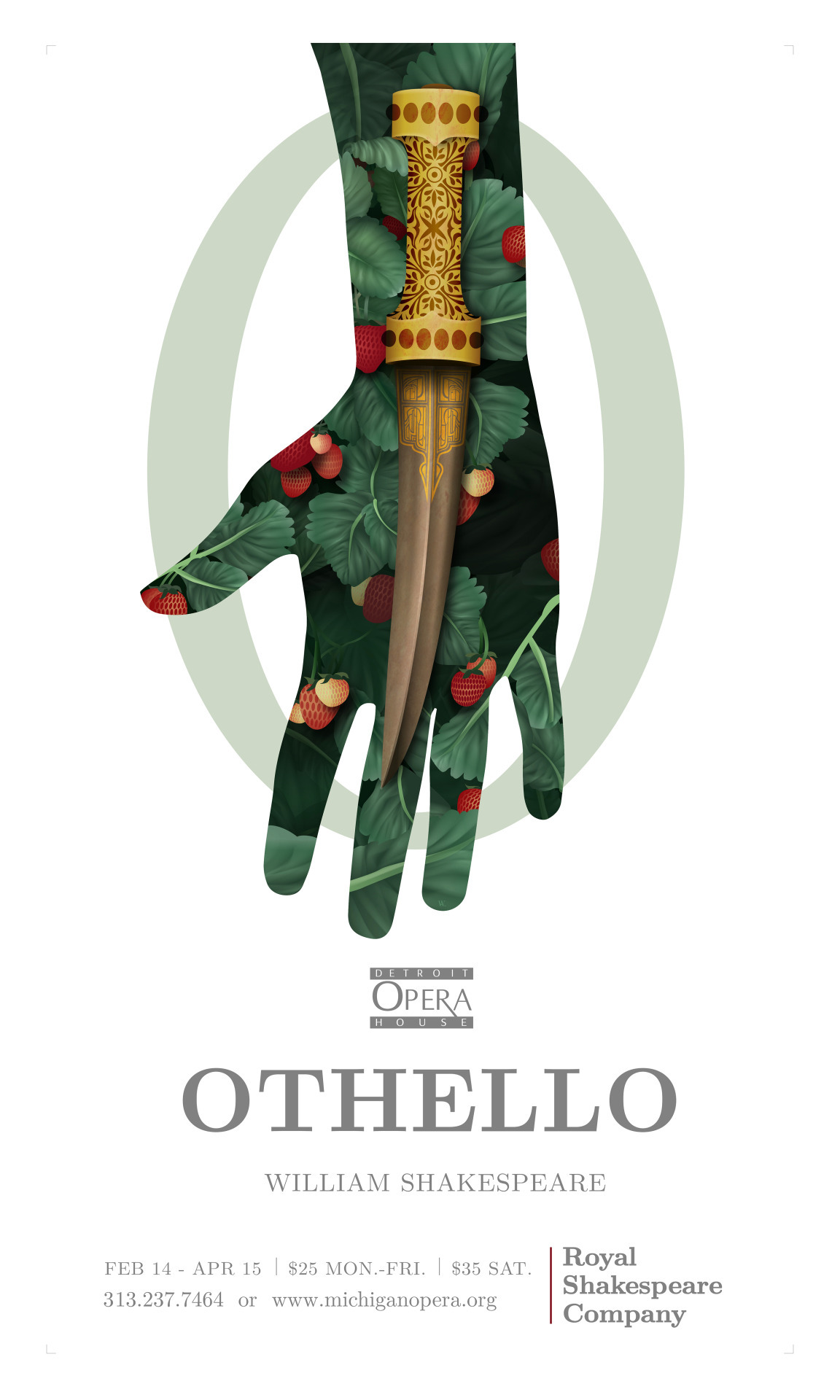 Adobe Portfolio Othello shakespeare Poster Design Illustrator