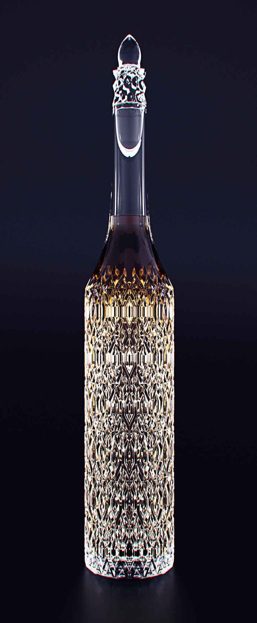 ivan venkov cognac bottle exquisite bottle expensive cognac gothic gothic architecture cathedral glass Packaging