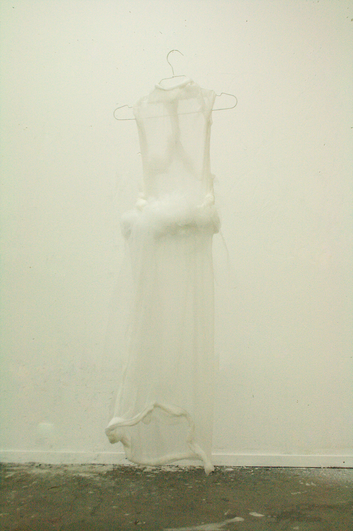 fashion installation Art Installation dresses installation installations transparent White dress