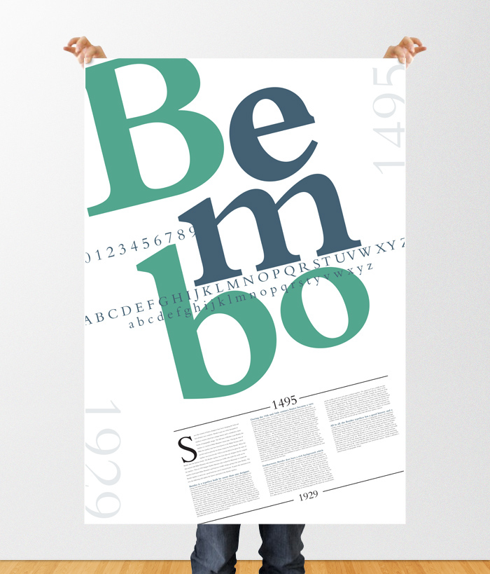 poster Typeface Bembo