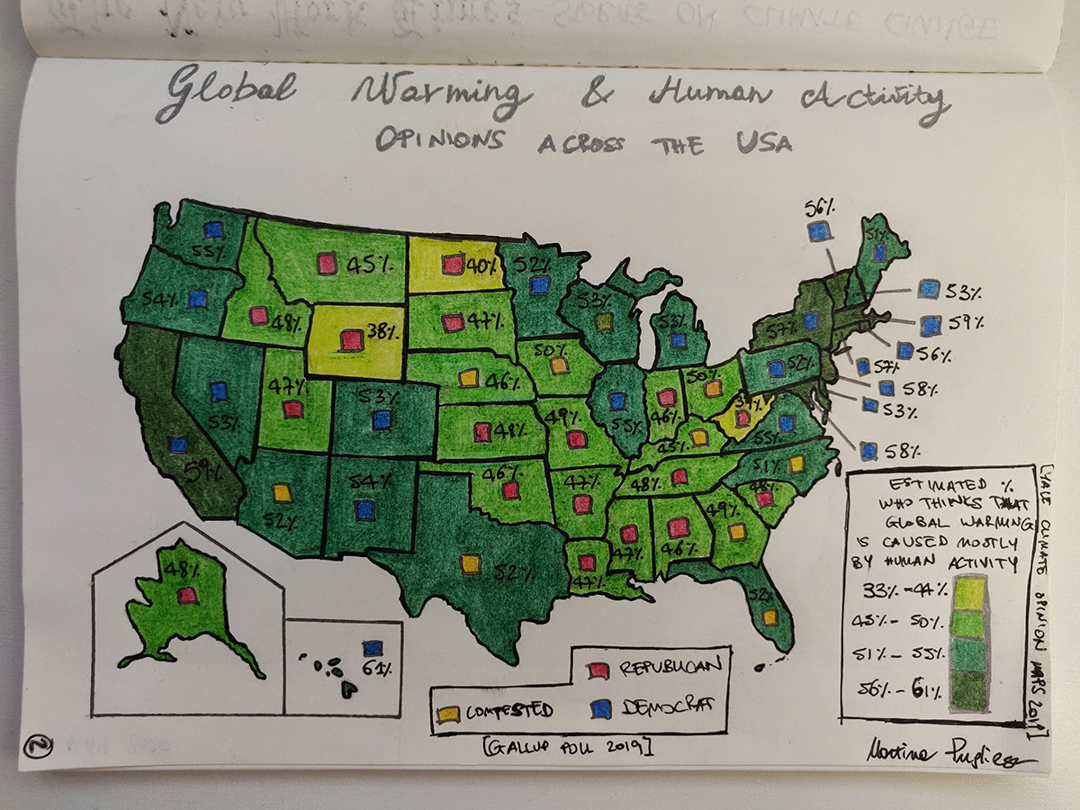 climate change Data datacard DATAVISUALIZATION dataviz Drawing  hand-drawing