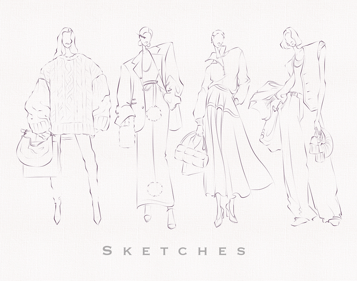ILLUSTRATION  Digital Art  Procreate sketch fashion illustration Fashion  Clothing fashion design moda арт