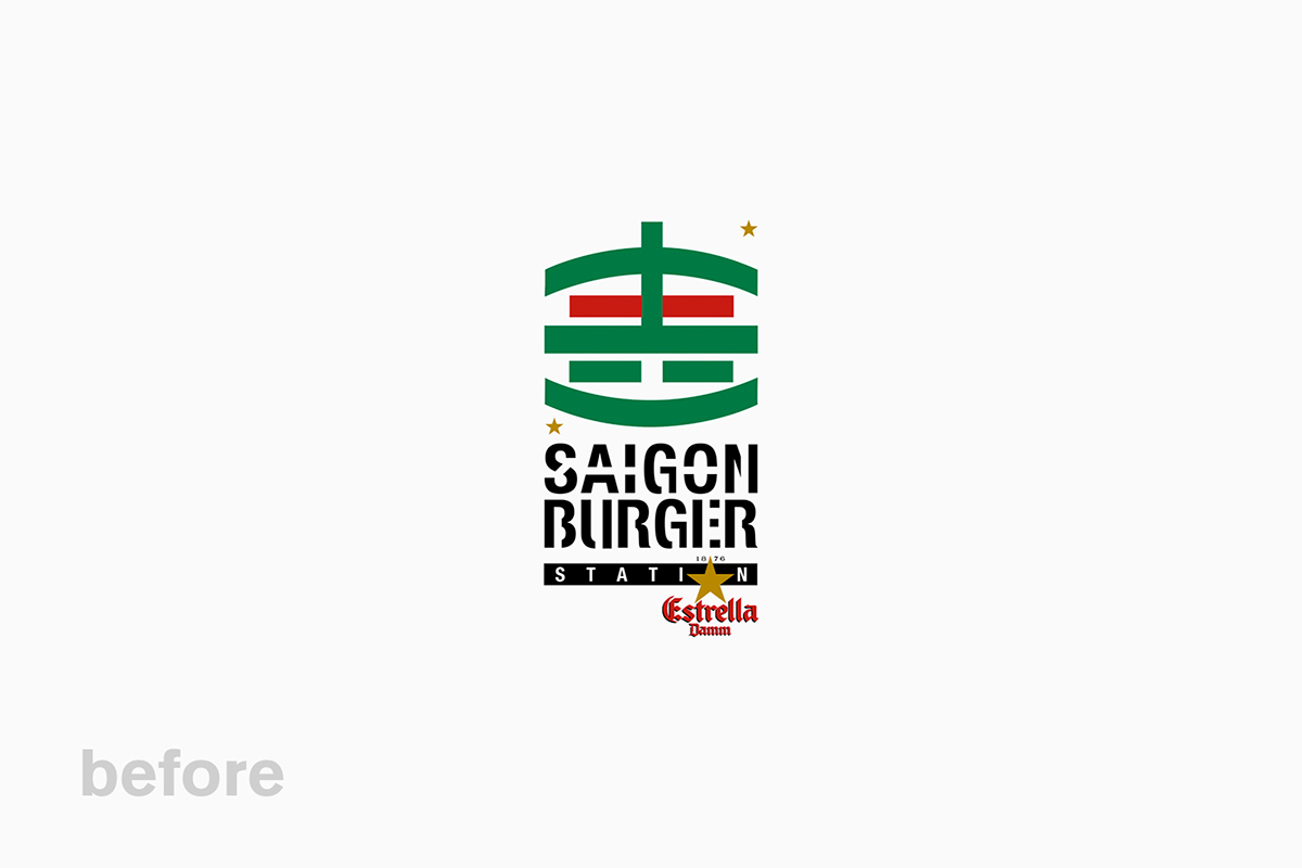 logo Stationery burger Km 0 gourmet Pack spain