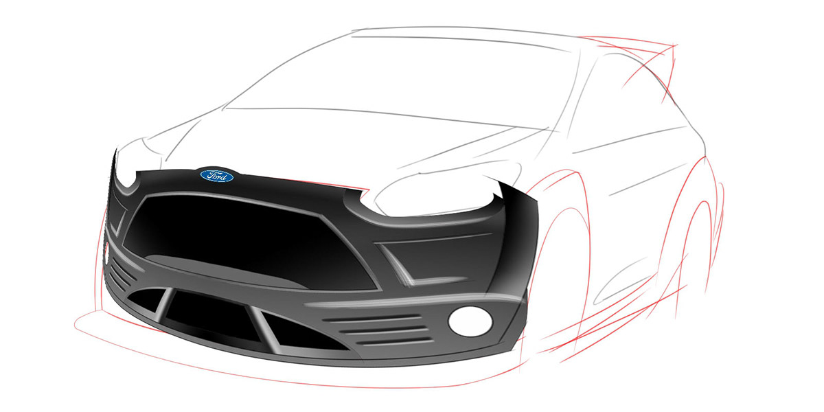 ford focus Automotive Styling design sketching