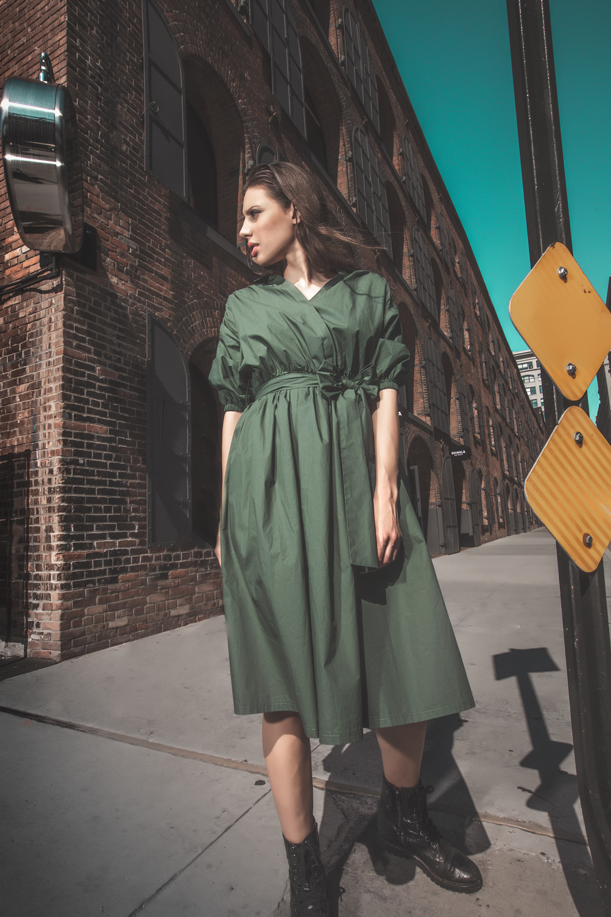 nyc Dumbo Brooklyn Fashion  luxury artistic high fashion editorial ad campaign