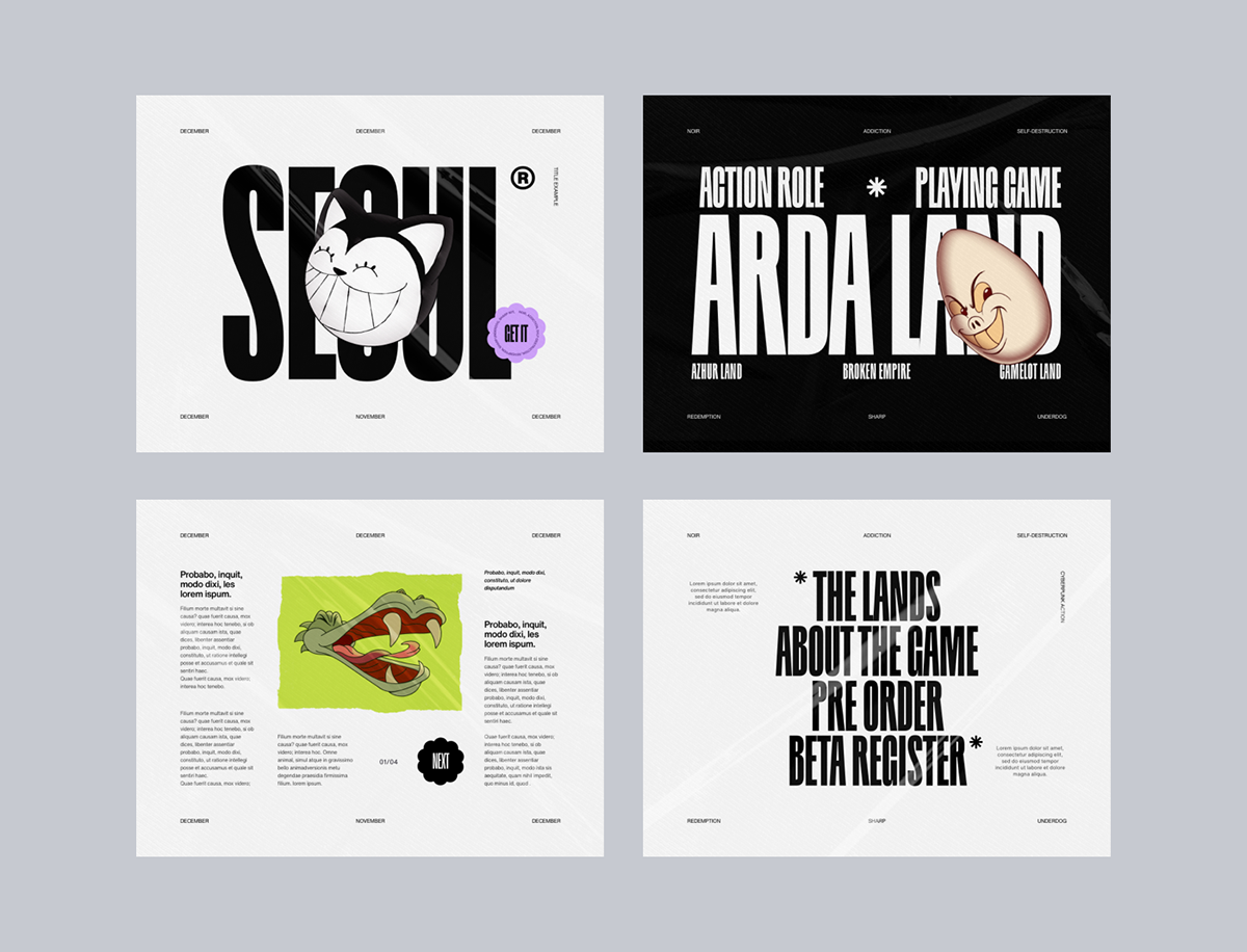 art direction  Layout motion typography   visual design Website