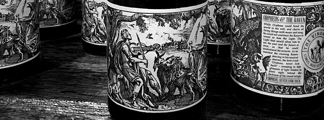 Wine Packaging illustrated wine label