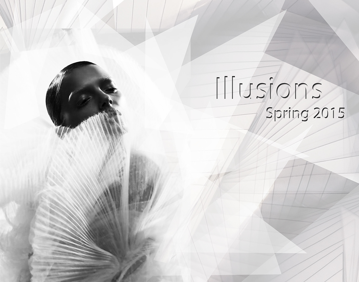 Fashion Line Up fashion design conceptual Loie Fuller performance art Photo Manipulation  black and white