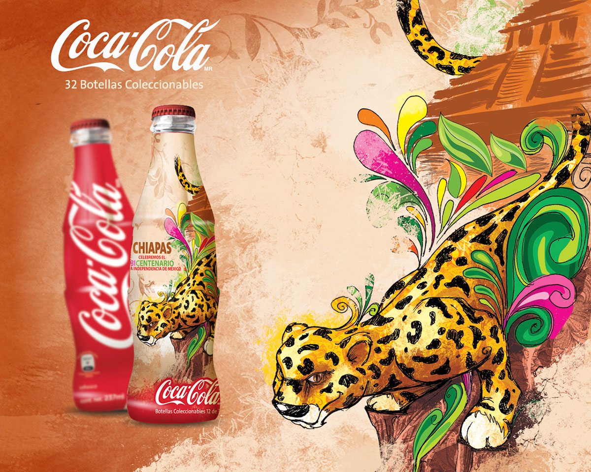 Coca Cola diseño edicion especial diseño de tiquetas diseño mexicano