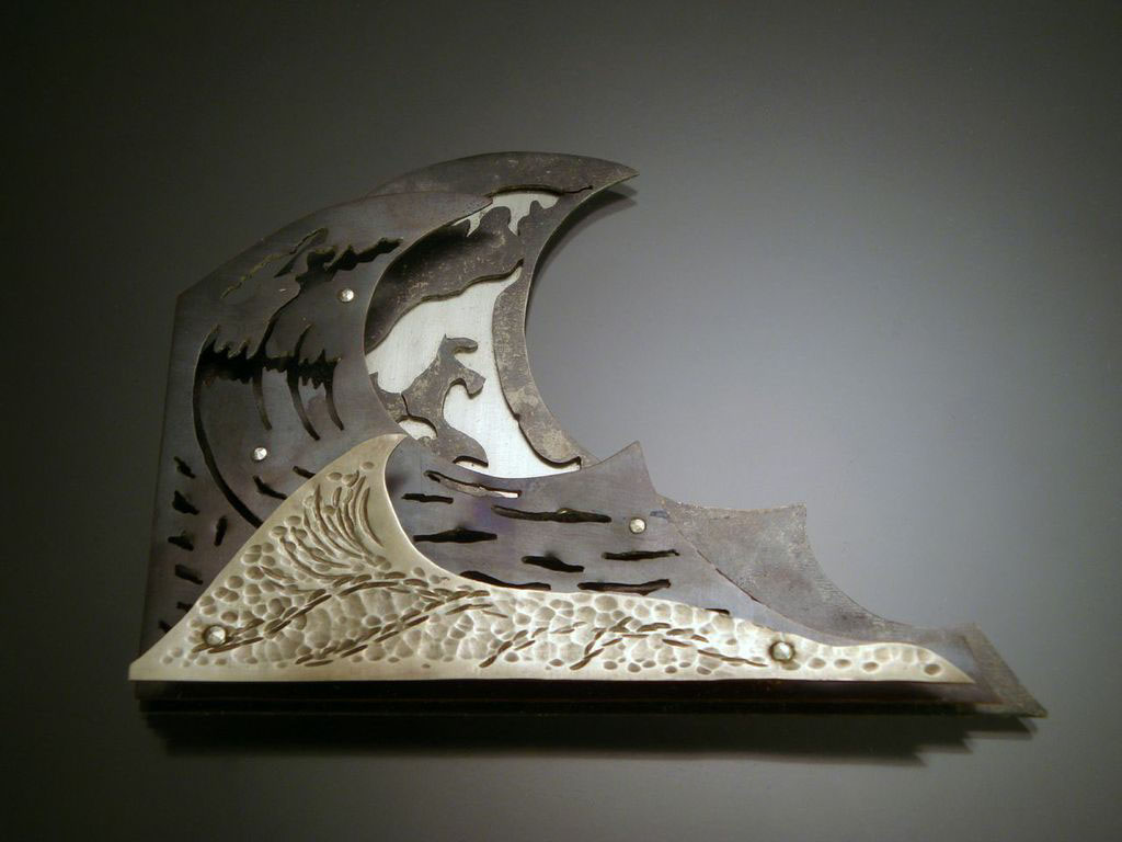 metal Rowan University metal smithing Paige Heary sculptures steel