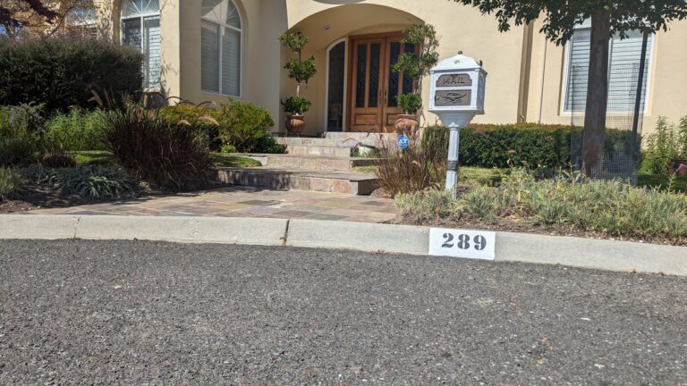 Curb Appeal Landscape Design Curb Number Painting