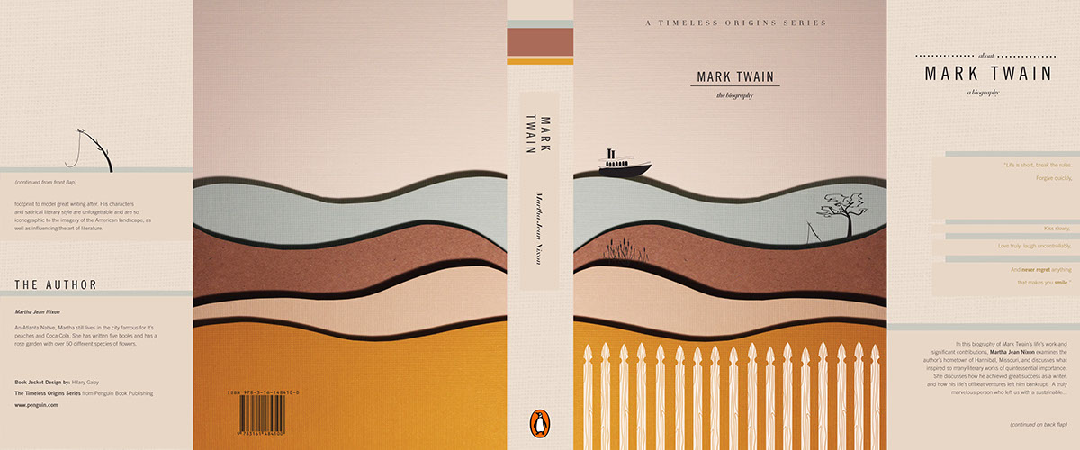 charles dickens mark twain Fyodor Dostoyevsky authors book covers book jacket Book Series book design papercraft Silhouette paper cut out penguin penguin classics