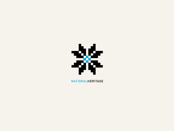 logo identity wordmark heritage National Heritage Quality