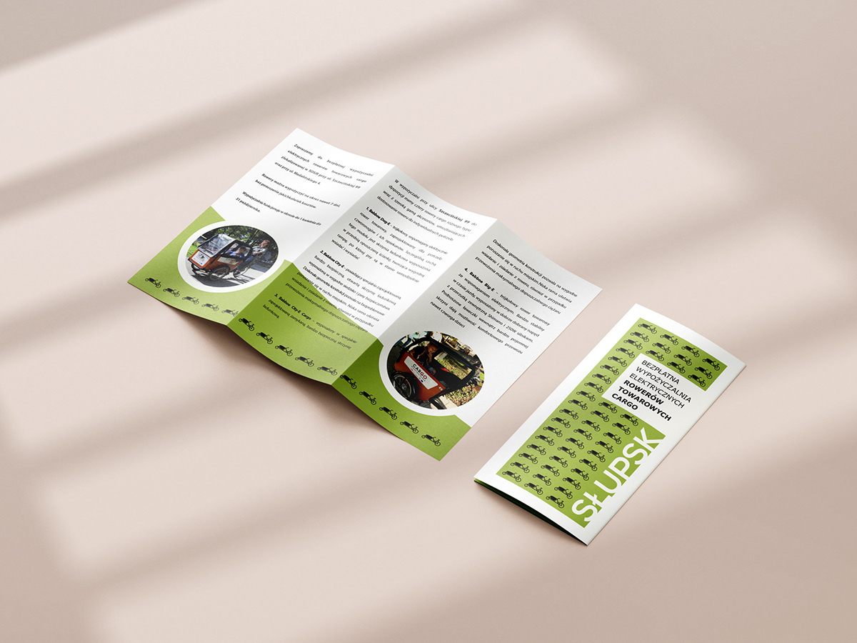 branddesign Cargo design dl graphic design  green leaflet leafletmockups leaflets pattern