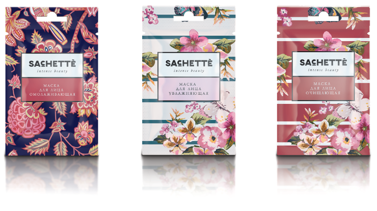 cosmetics beauty BODYCARE care cream shampoo logo catalog Layout skin women make-up floral sample sachet