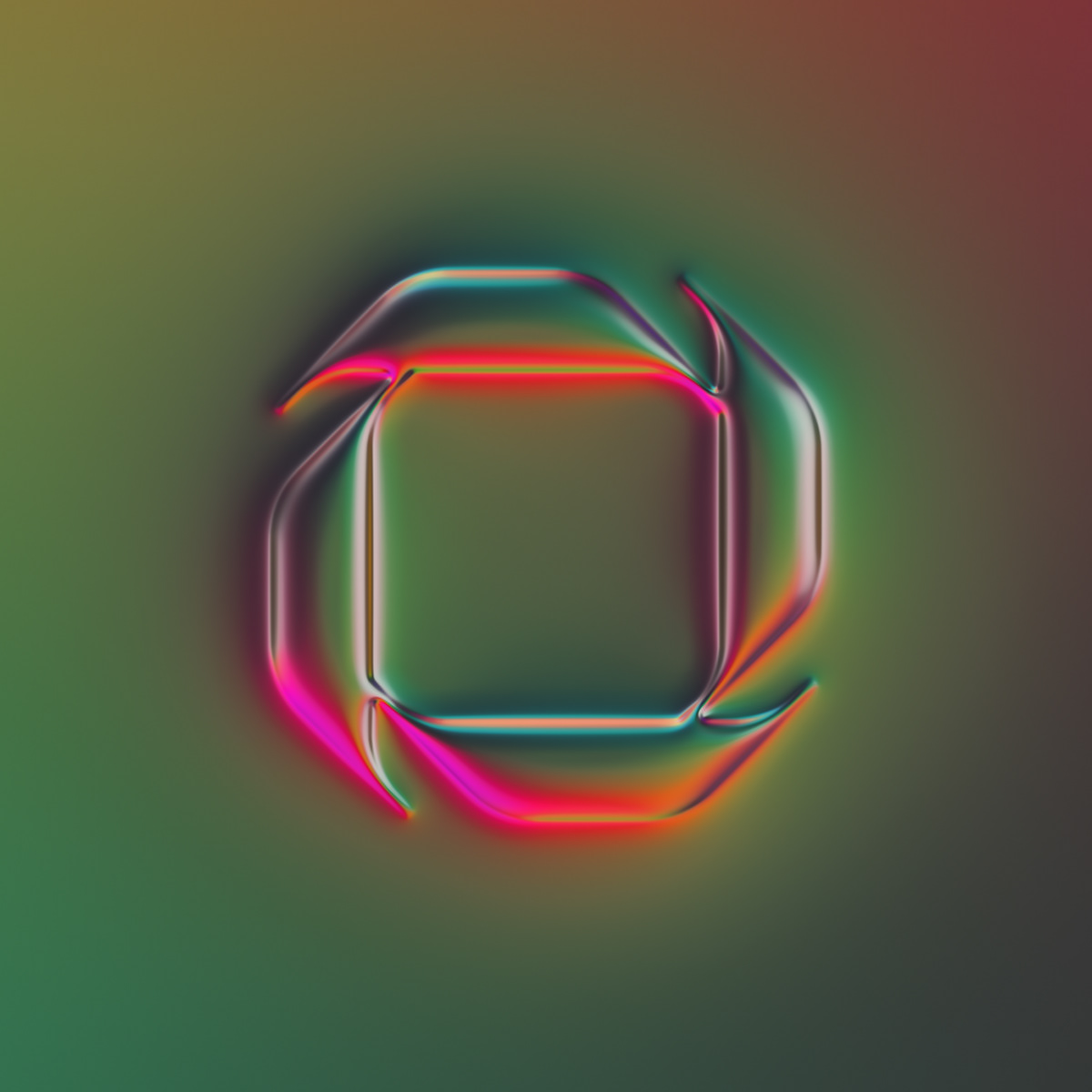 36 days 36daysoftype lettering typography   chrome glass metallic reflection refraction type design