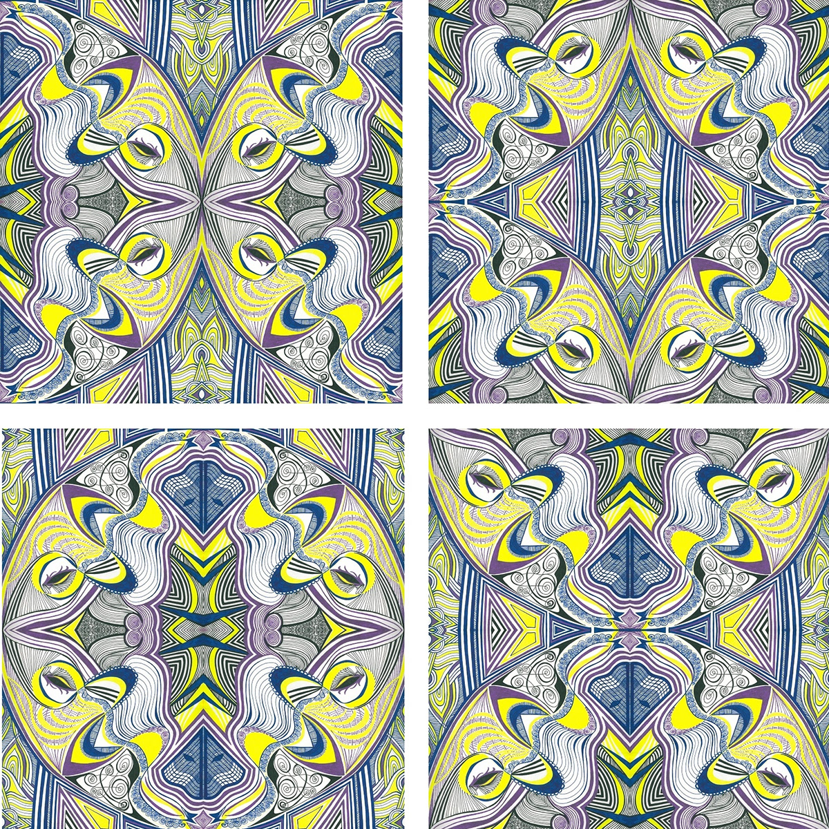 african Textiles art symmetry pattern