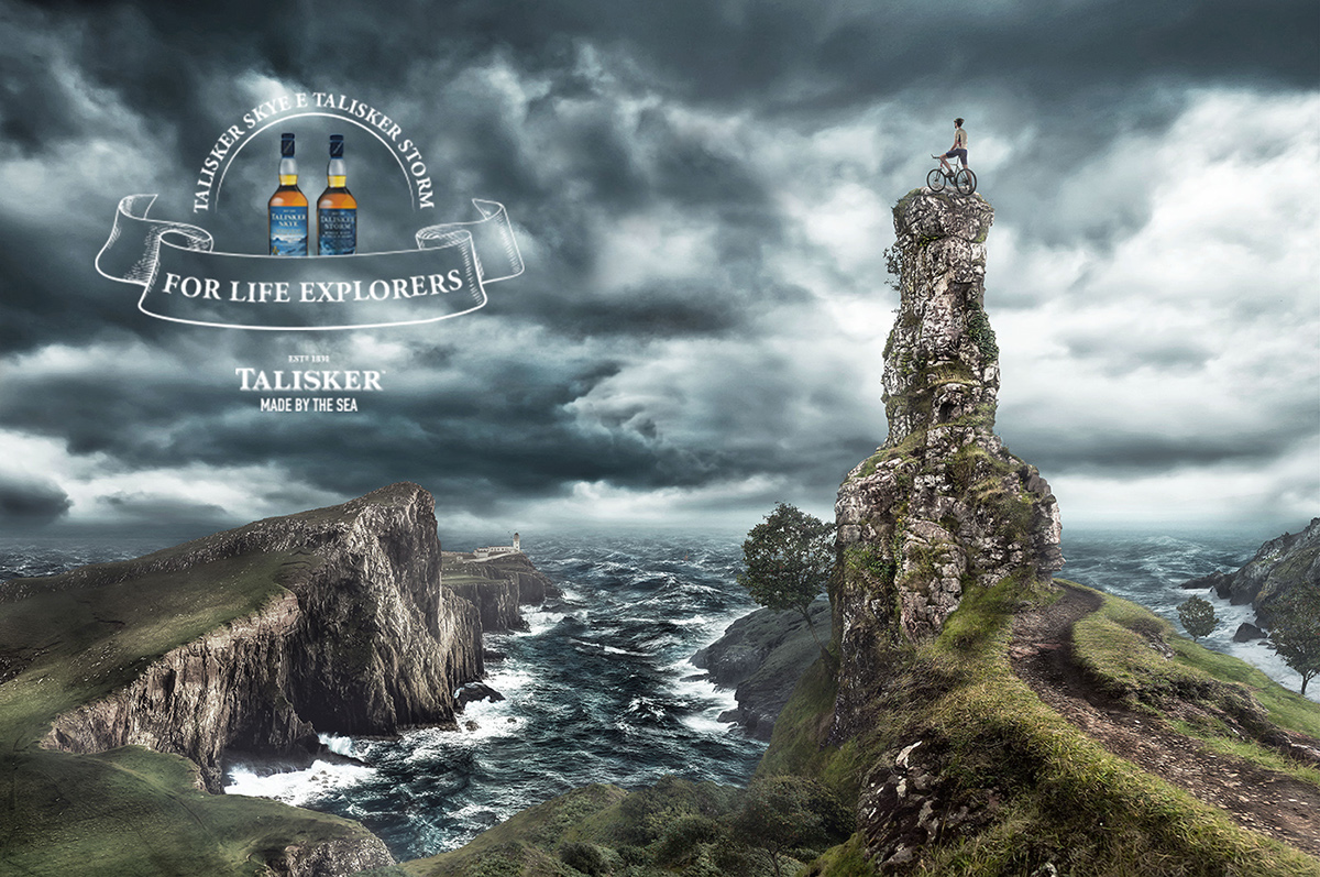 alcool Whisky Talisker scotland Italy sea storm Island ADV diageo Spirits drink life explore adventure
