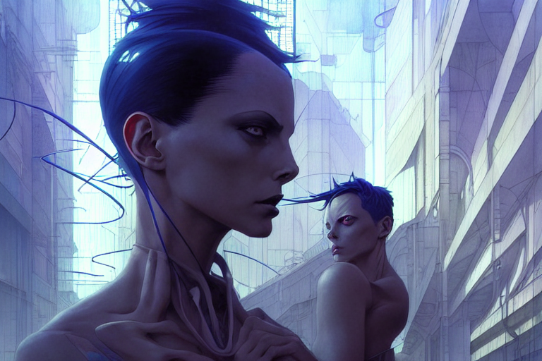 aeon flux artwork Character design  concept concept art Digital Art  digital illustration futuristic Graphic Novel sci-fi