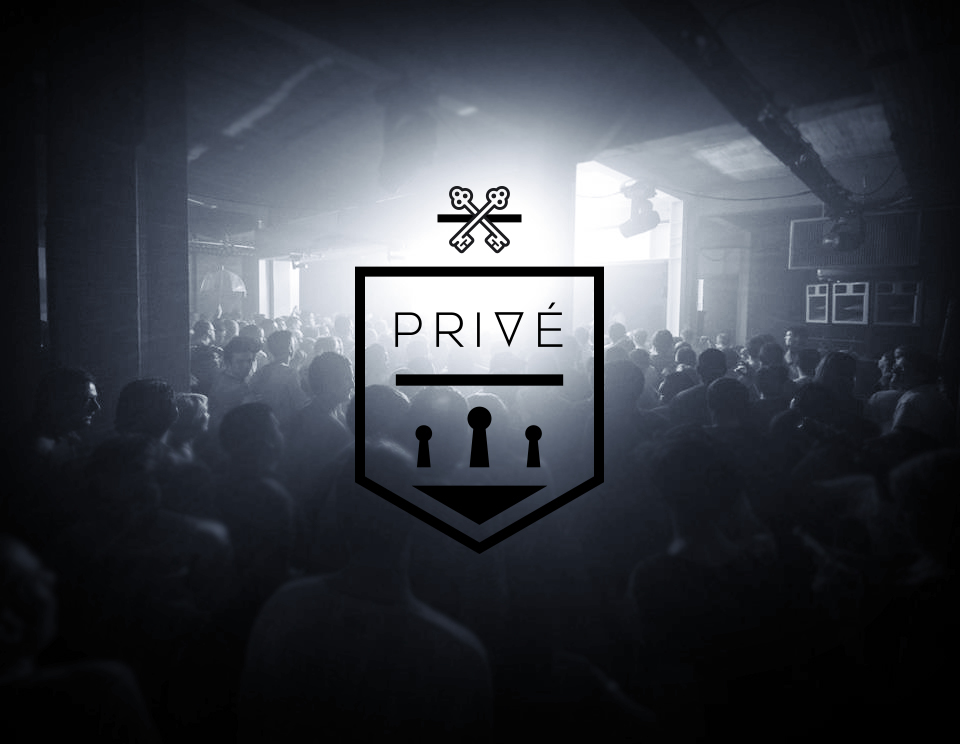 prive nightclub raving Fun logo design clubs House music Promotion