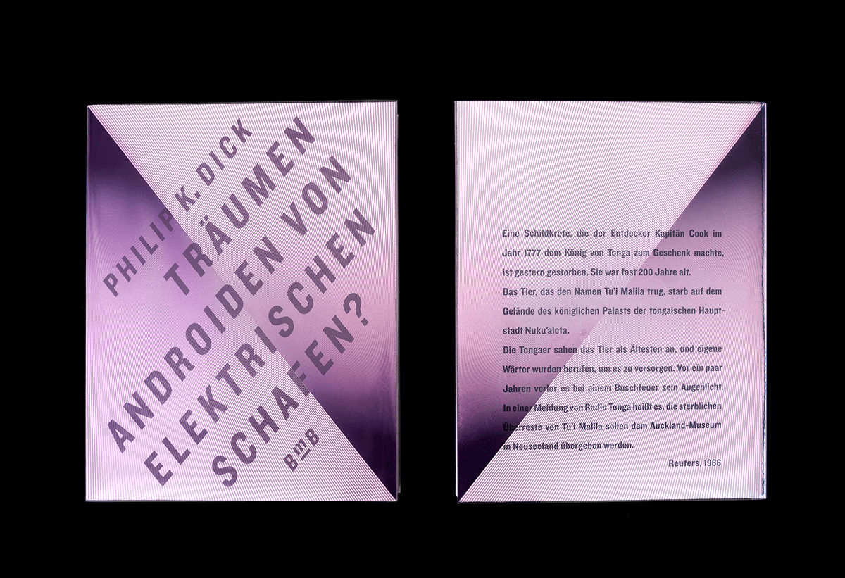 Buchgestaltung book book design science fiction rosa purple typografie