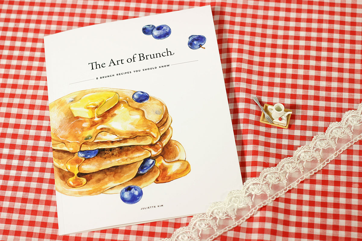 Food  food illustration brunch breakfast watercolor pancakes bacon waffle lunch picnic risd Franz Werner