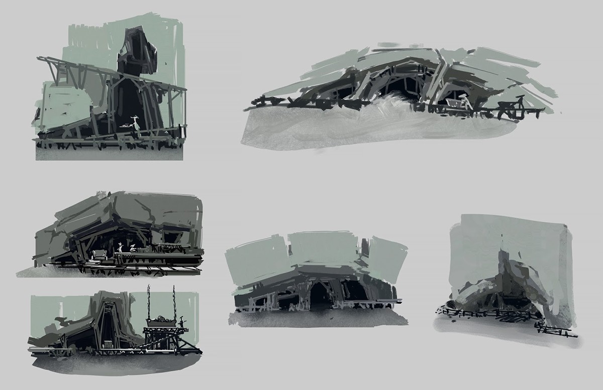 concept art Film   cinematography western Game Art design keyframe Environment design painting   digital painting