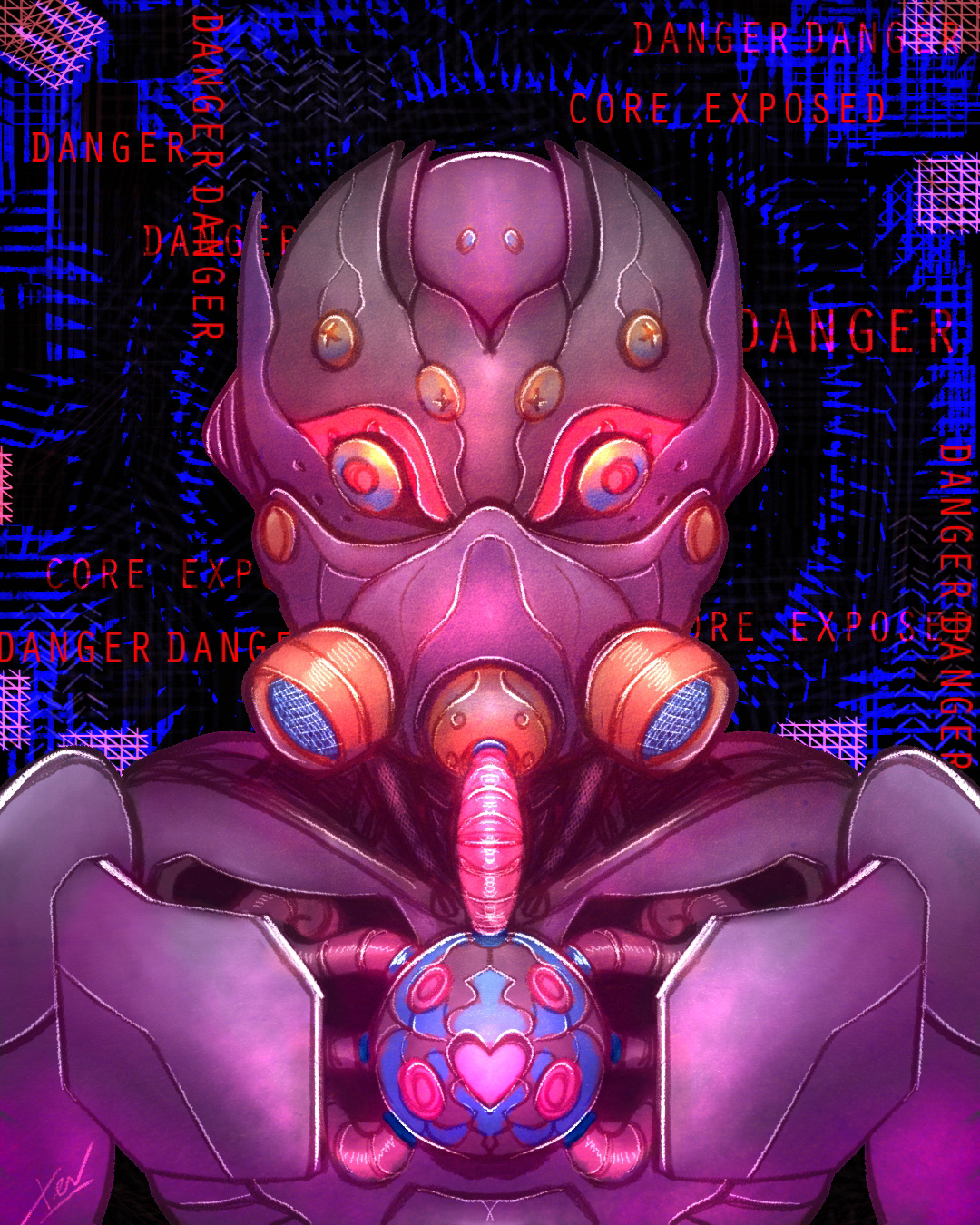 marchofrobots Scifi Cyberpunk concept art digital painting Character design  Digital Art  artwork