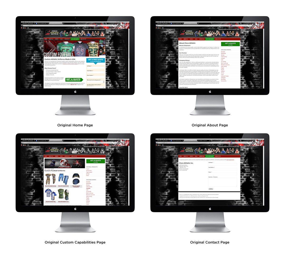 web application sports redesign website redesign applet front end