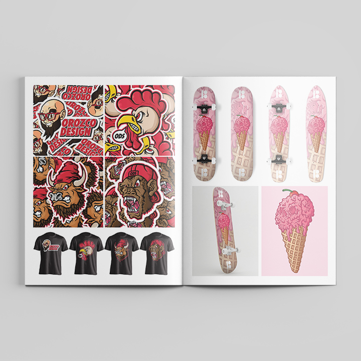 ILLUSTRATION  Illustrator graphic design  design look book book Work book vector art artist