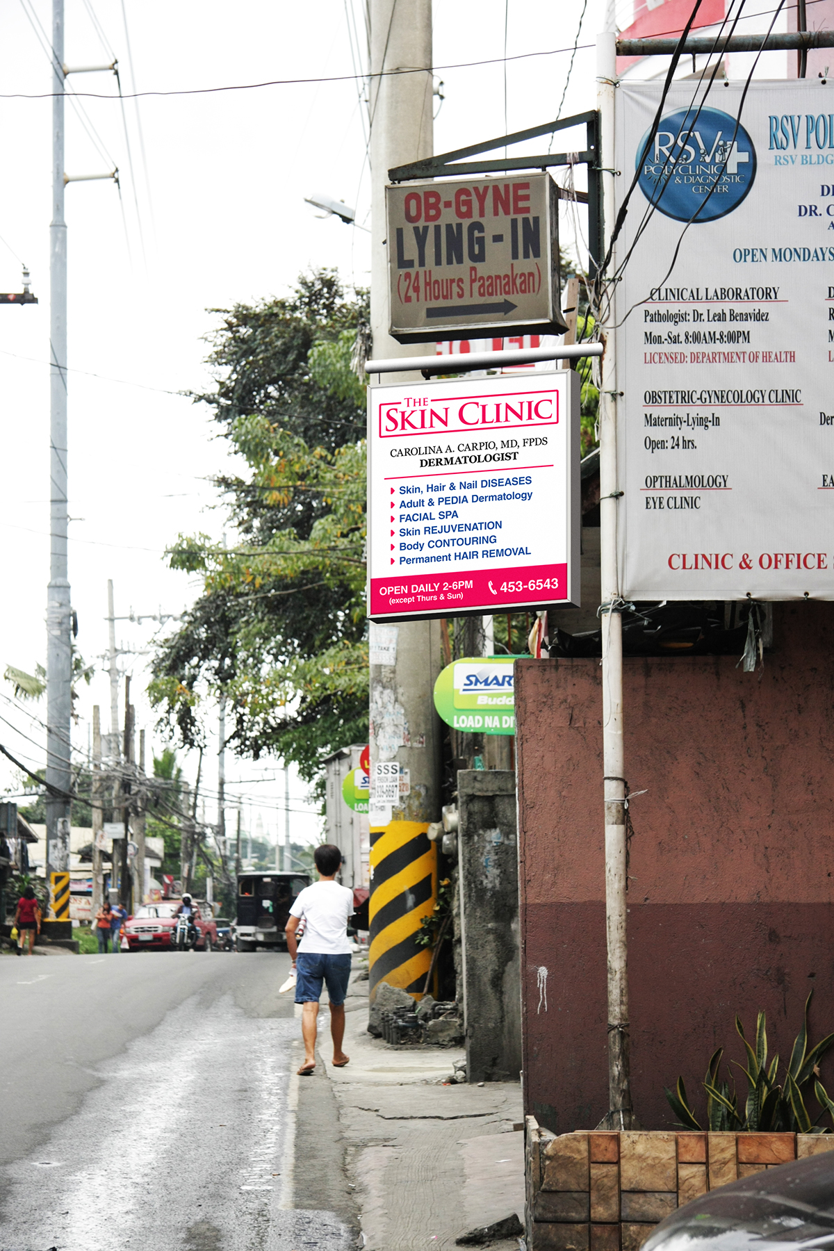 Outdoor business sign Signage design branding  logo filipino Pinoy panaflex