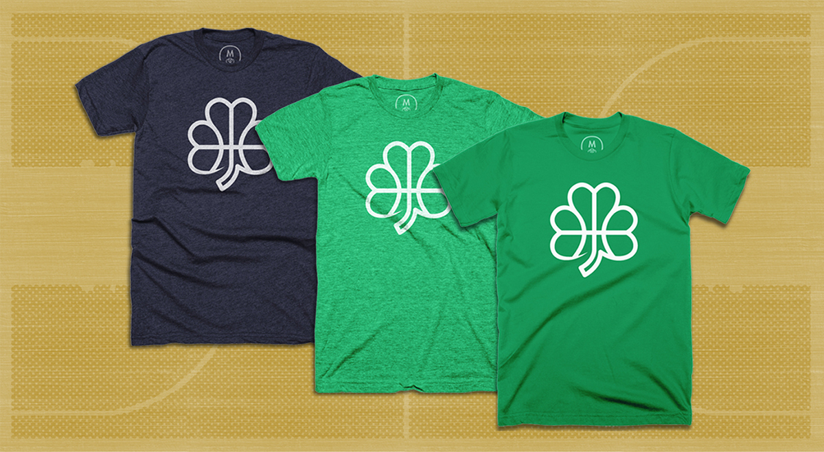 tshirt apparel illustrations Icon iconmark logo logomark logodesign sport basketball celtics boston irish notredame marchmadness