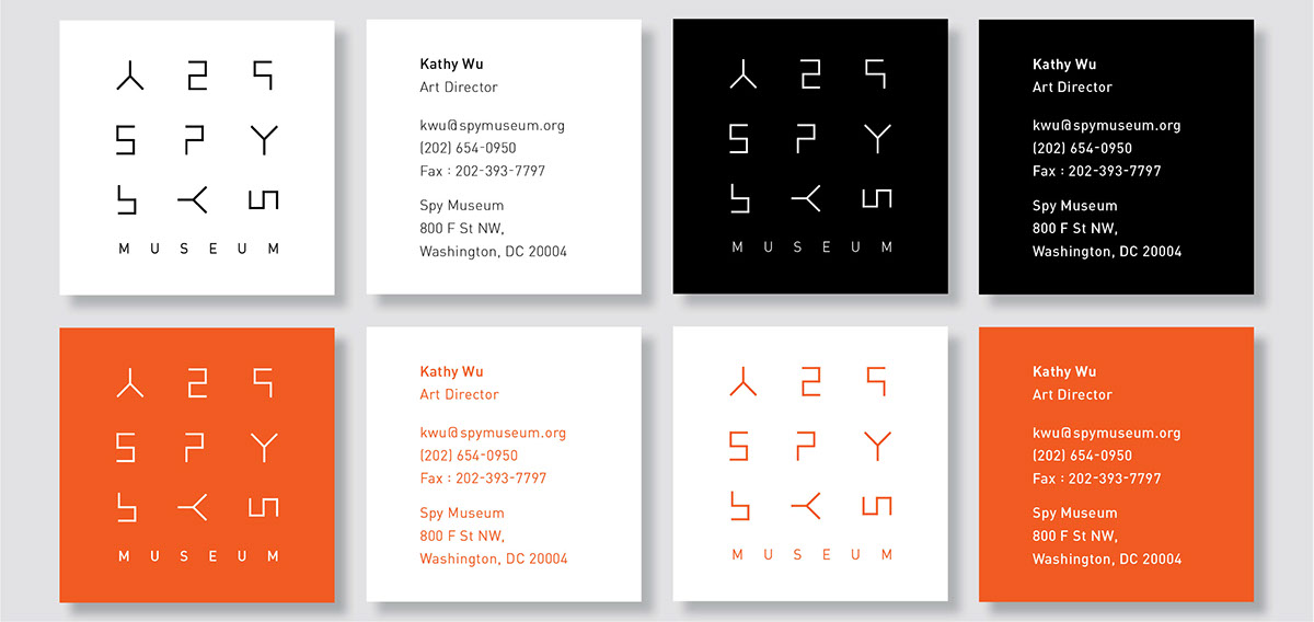 brand brand identity Identity Design campaign logo spy museum spy museum visual system design Experience