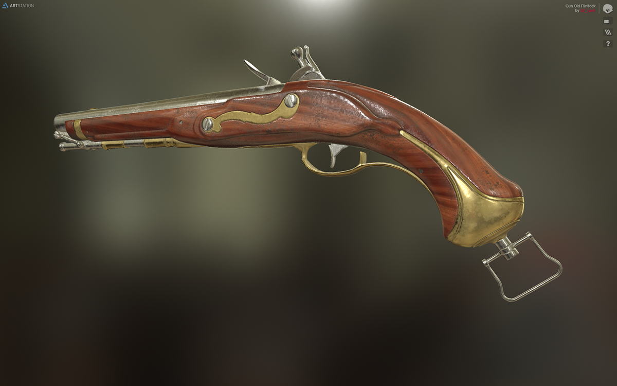 Gun Old Flintlock Gun old gun