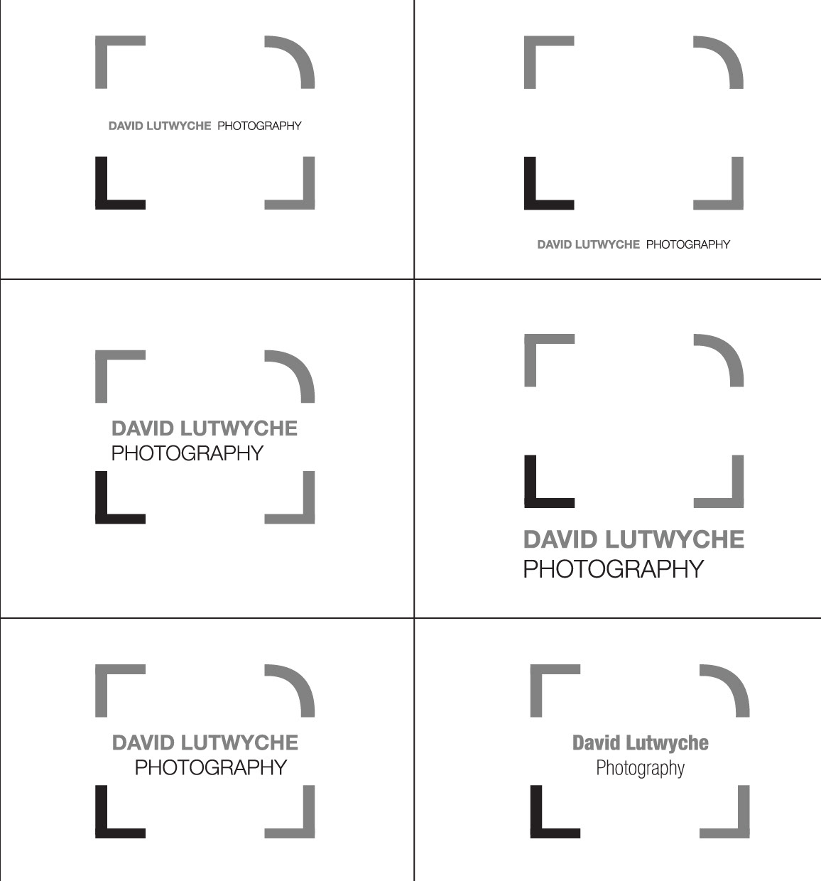 david  david lutwyche  photographer  Photography  logo indentity