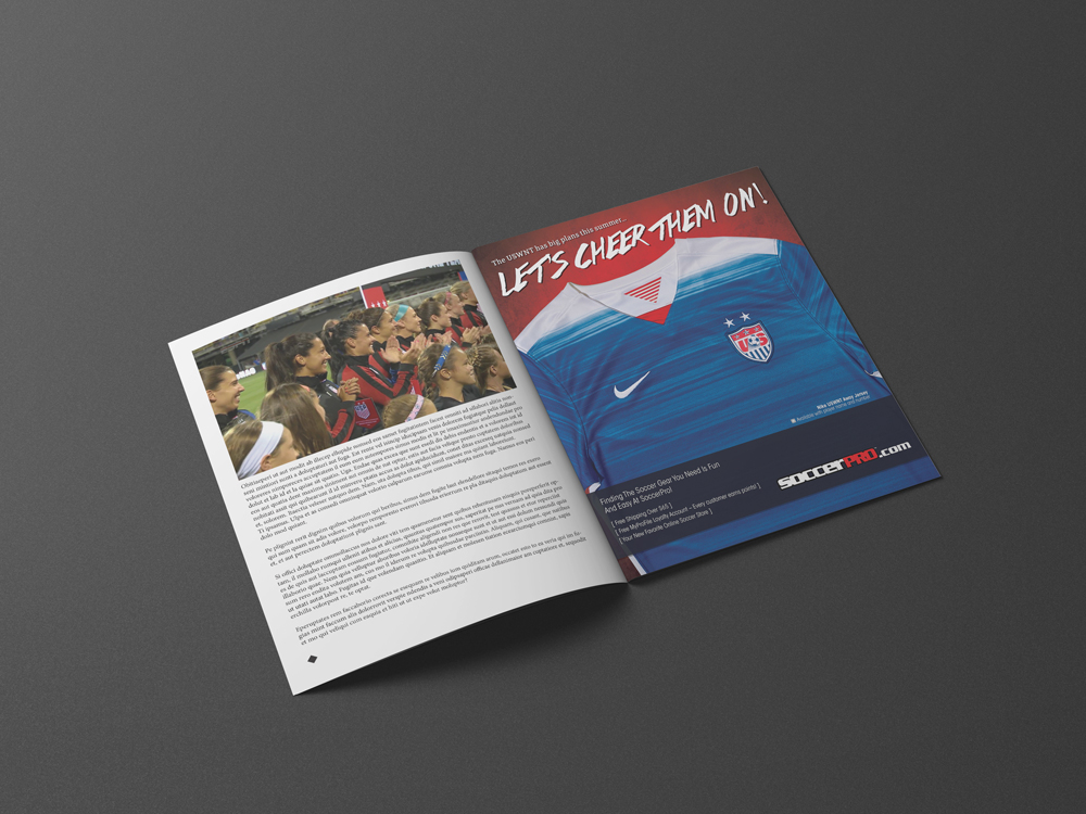 howler magazine graphic design  Print Advertisements print design  soccer art direction  soccer magazine