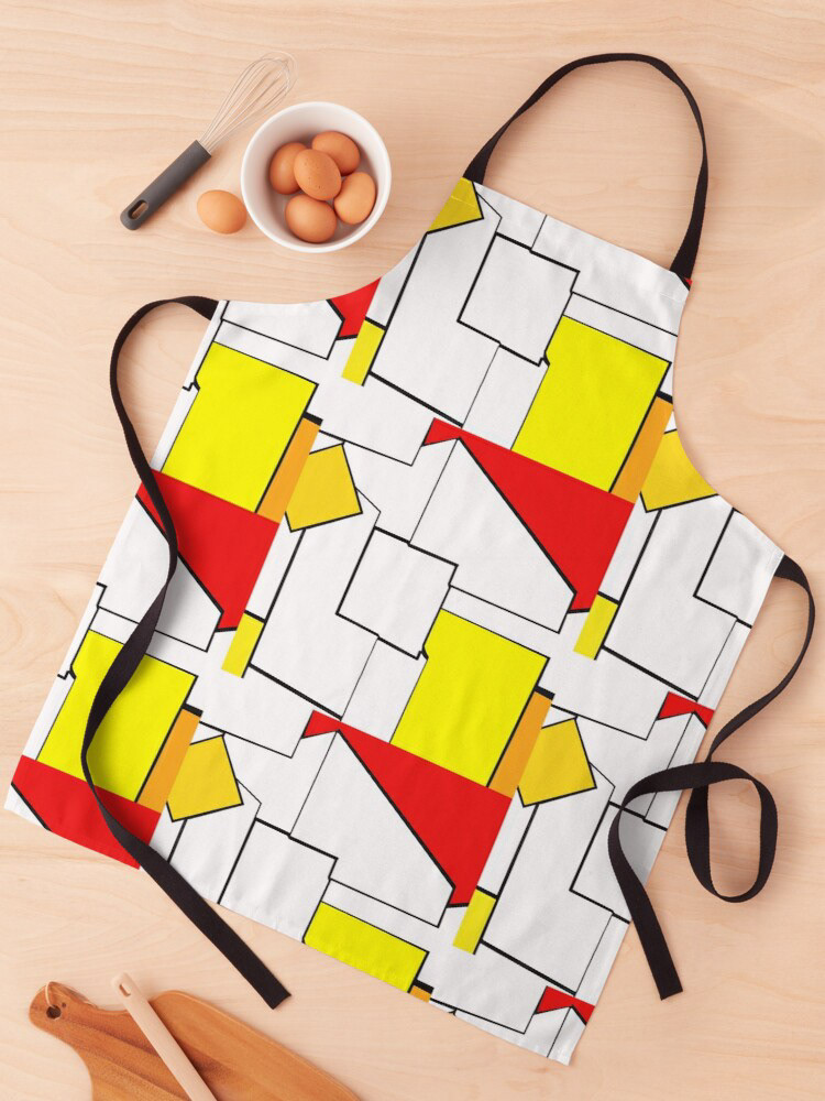 jaune decoupage ligne abstract geometric pattern imprimé Dessin abstrait dessin numérique  rouge