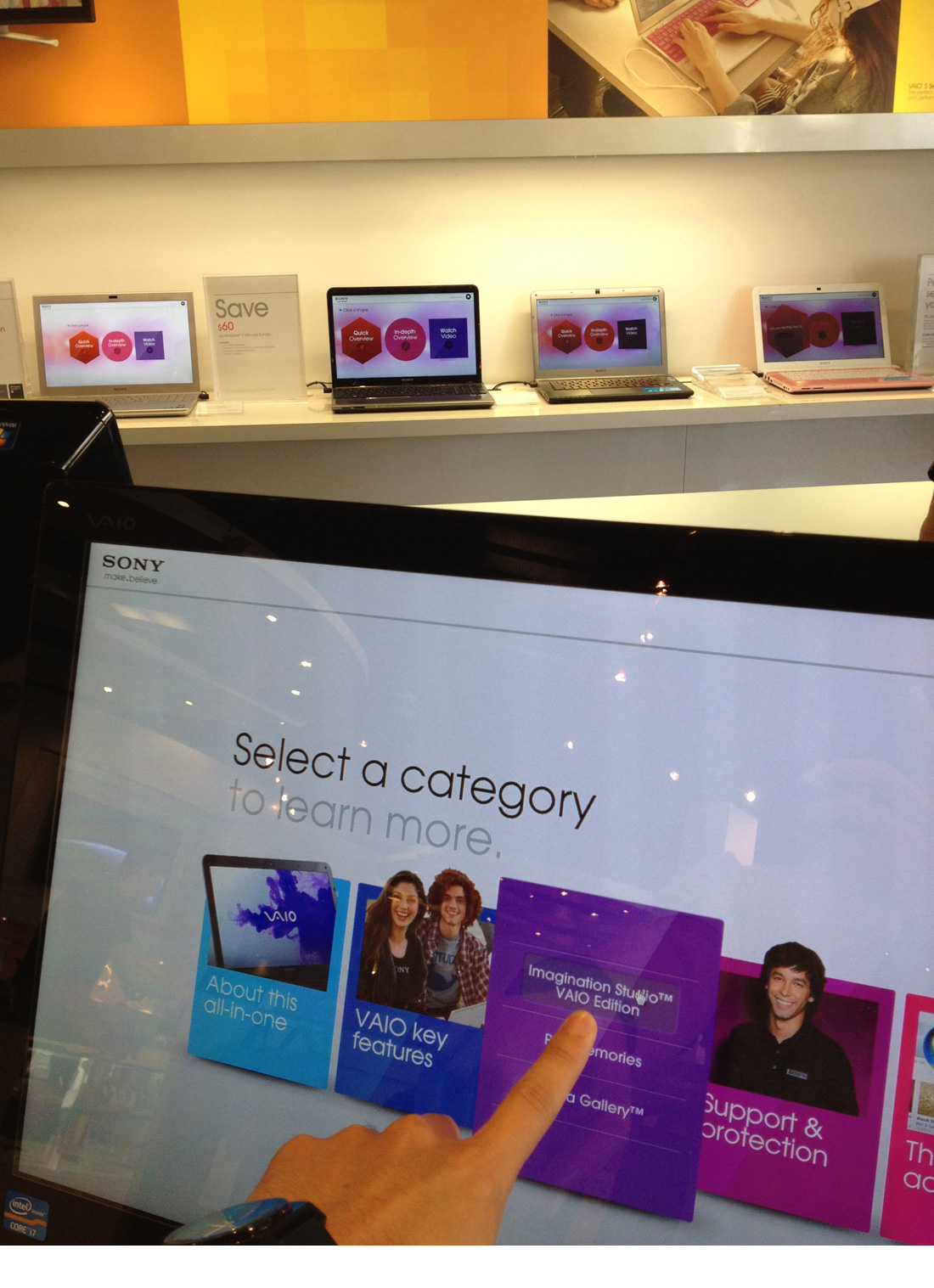 user interface user experience interactive design Retail