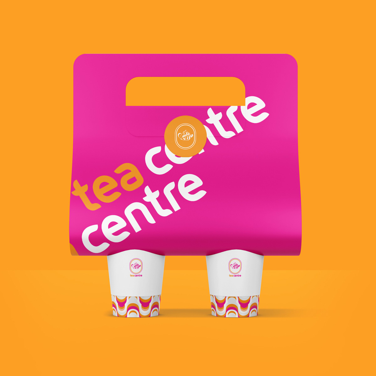 brand branding  cafe creatives logo logodesign Mockup package design  sharjah teacentre