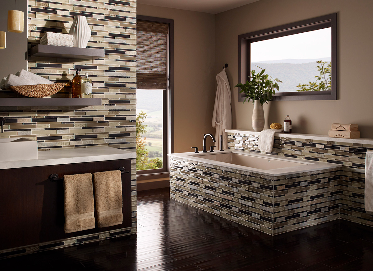 contemporary  bath  interior  space  design