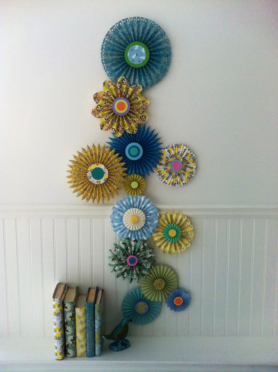 paper crafts BHG  better homes paul lowe  sweet paul rosettes paper source medallions  Spring pattern