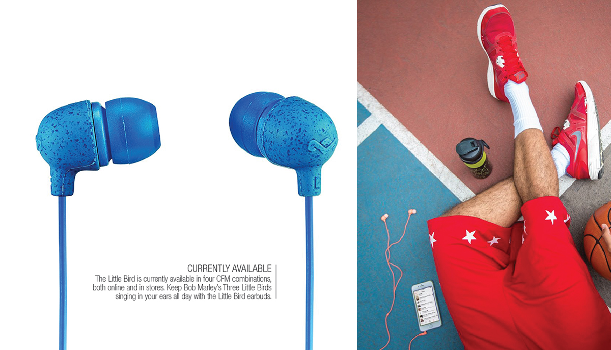 headphone inear Earbuds marley houseofmarley industrialdesign design product Fun rasta vibe sport Active jamaica
