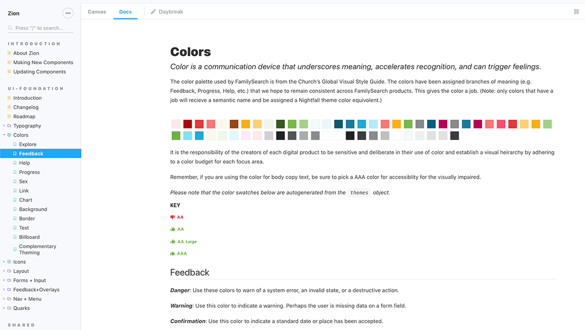 ux design system Style Guide UI components material design Adobe Portfolio
