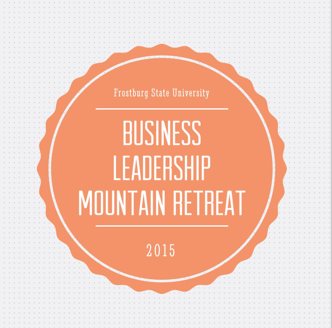 business Leadership Business Leadership logo retreat mountains Adobe InDesign adobe illustrator college marketing  