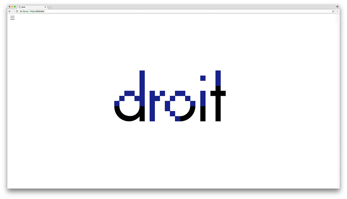 brand identity messaging Web Design  Fintech droit