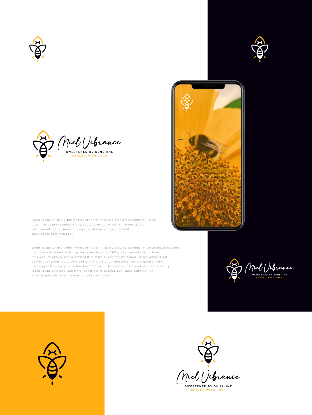 design Graphic Designer Logo Design designer logo Social media post Brand Design bee minimal animal
