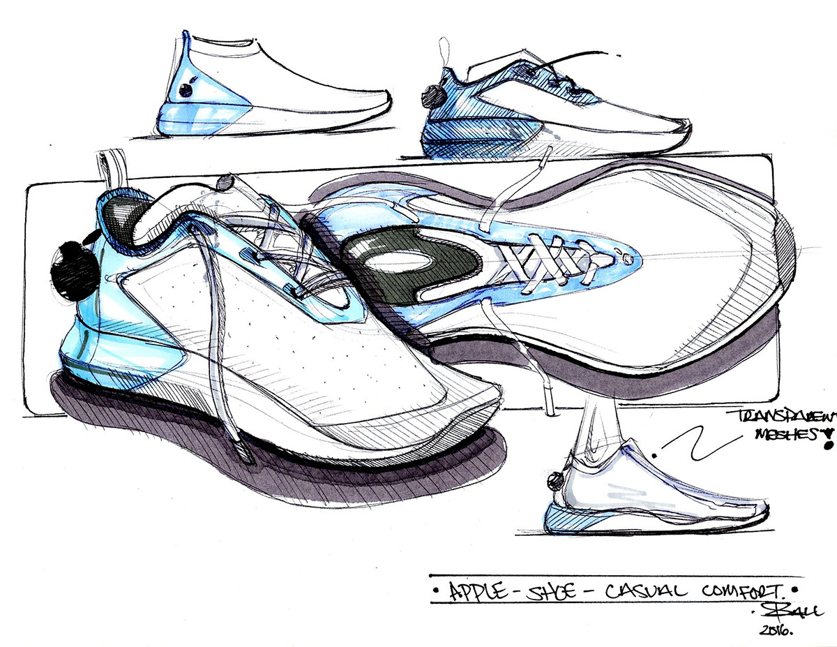 footwear sketch sketching Watches goggles POC Nike adidas Under Armour New Balance reebok Boxing CCS running