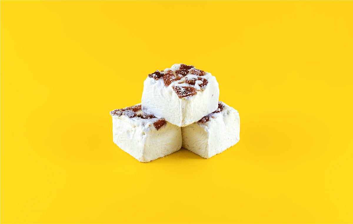 brand identity graphics Packaging Photography  print Icon marshmallows Food 