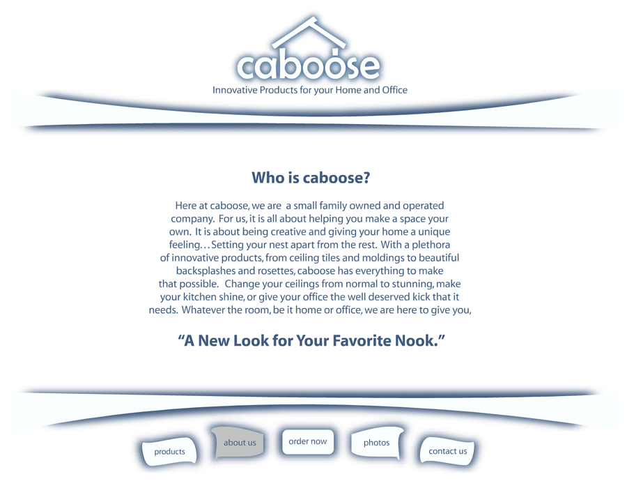 caboose interface design Flash ActionScript2 Logo Design